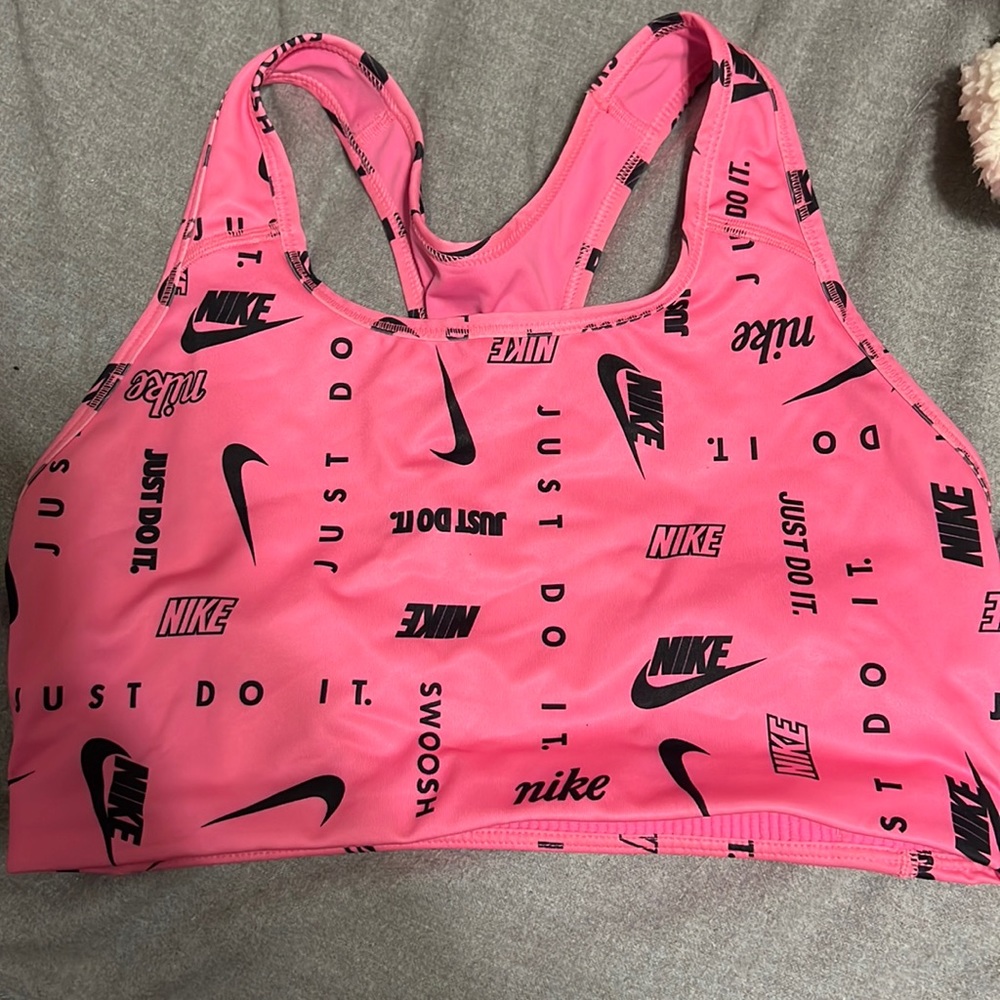 Cute pink Nike sports bra